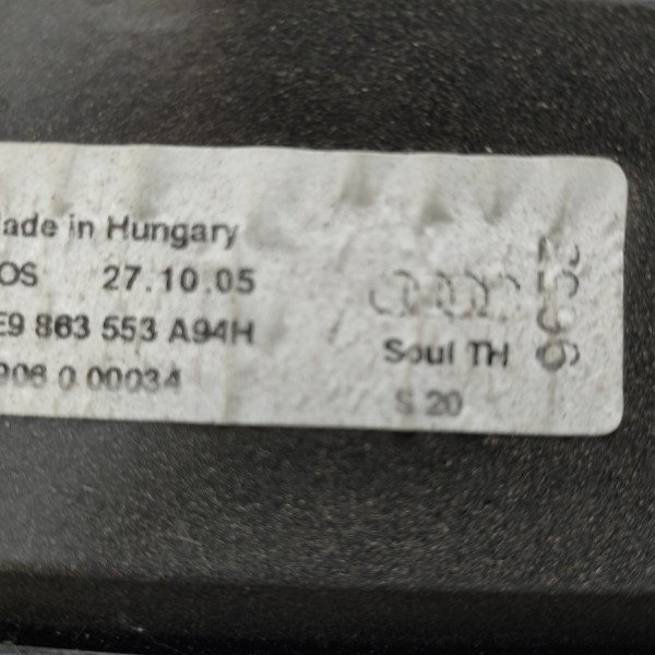 Шторка багажника бу для Audi A4 B7 2.0 TDi, 2005 г. из Европы б у в Минске без пробега по РБ и СНГ 8E9863553A94H, 8906000034
