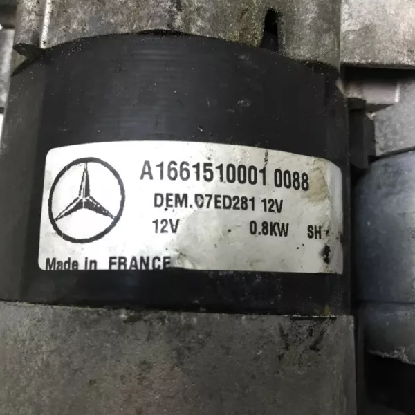Стартер бу для Mercedes A W168 1.4 i, 2002 г. из Европы б у в Минске без пробега по РБ и СНГ A1661510001