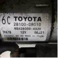 Стартер бу для Toyota Auris 2.0 D-4D, 2006 г. из Европы б у в Минске без пробега по РБ и СНГ 281000R010, MS4280004920