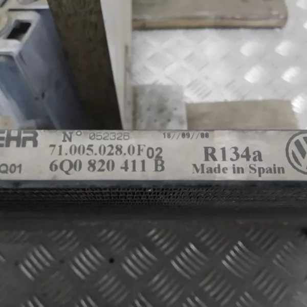 Радиатор кондиционера бу для Skoda Fabia 1.4 i, 2001 г. из Европы б у в Минске без пробега по РБ и СНГ 6Q0820411