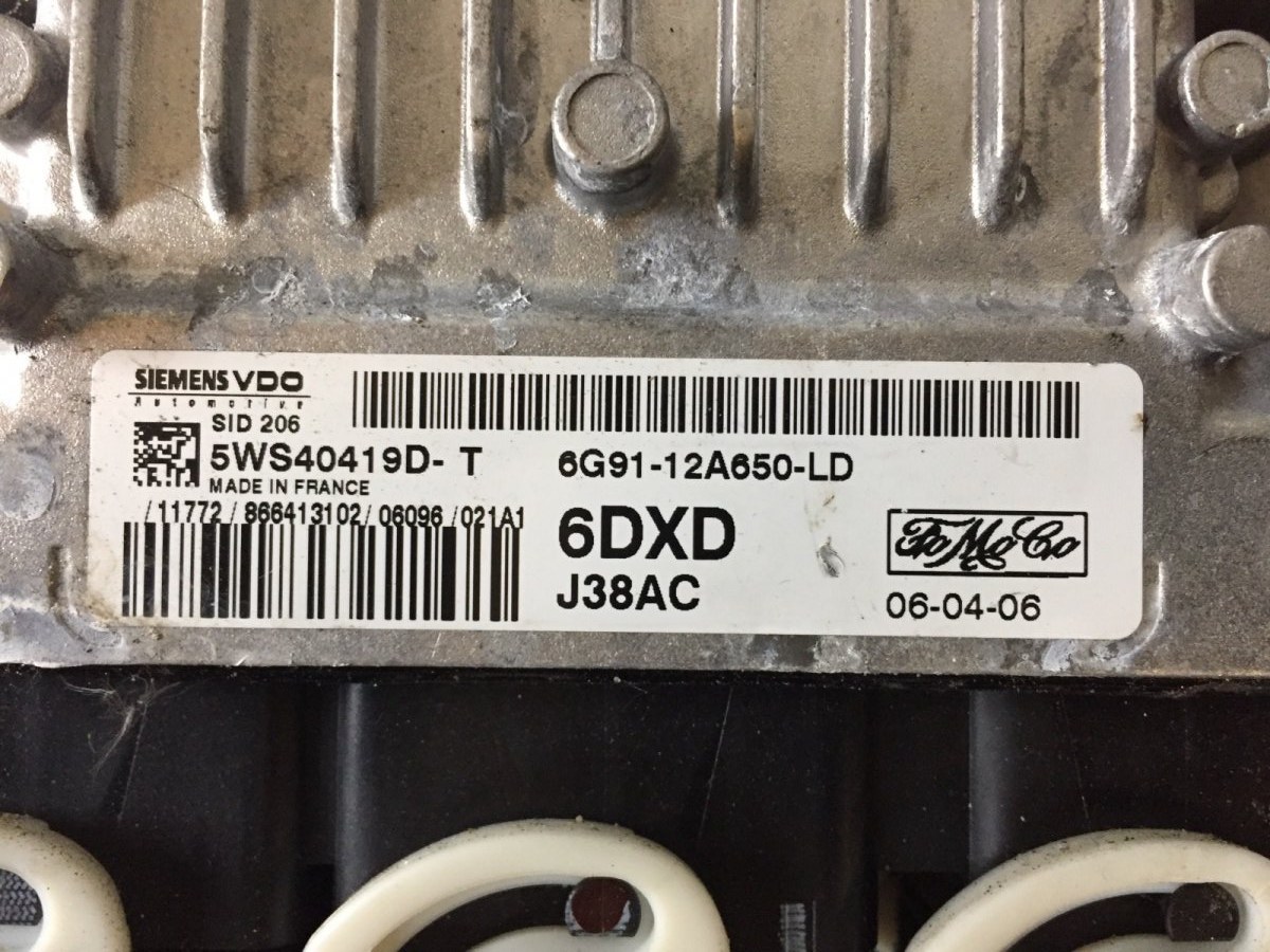 Блок управления двигателем бу для Ford S-Max 1.8 TDCi, 2006 г. контрактный из Европы бу