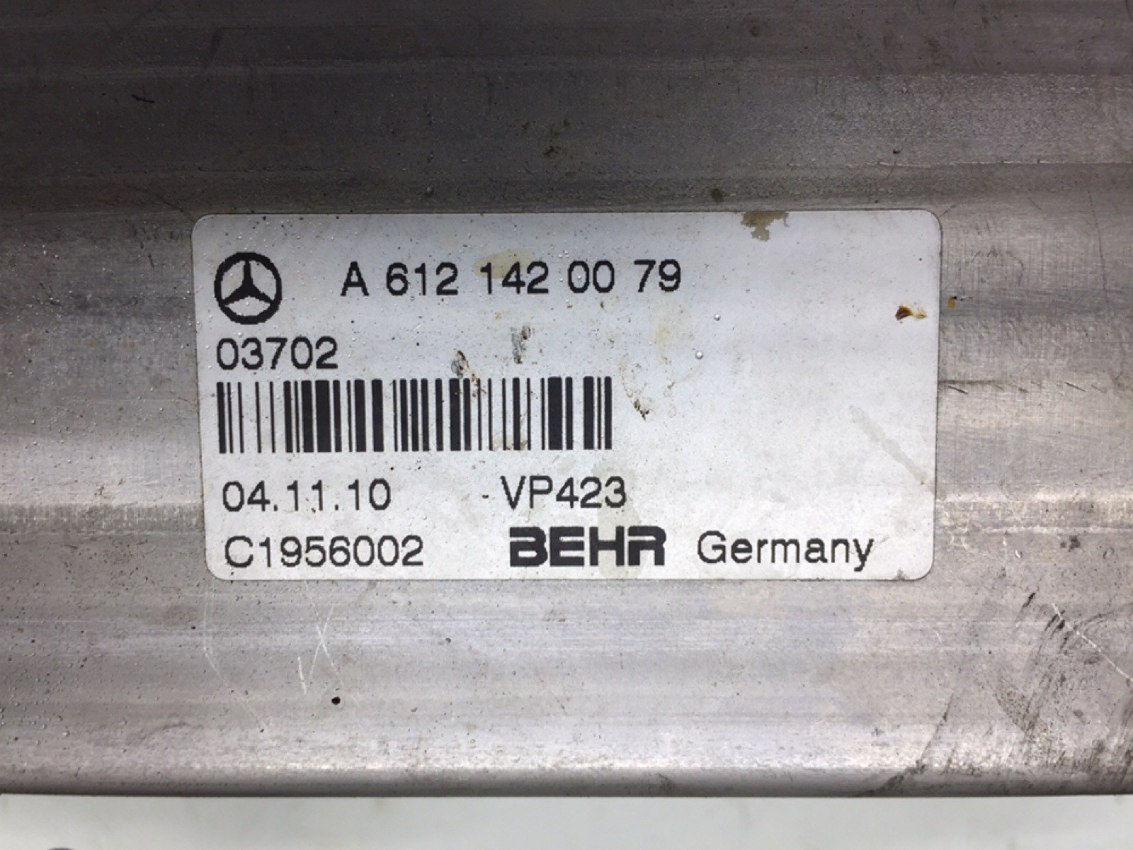 Радиатор EGR (ЕГР) бу для Mercedes ML W163 2.7 CDi, 2003 г. контрактный из Европы бу