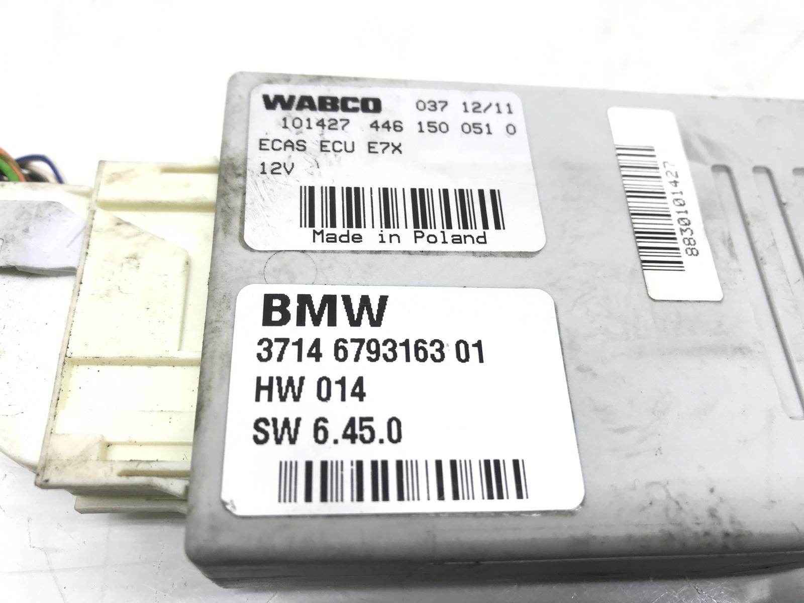 Блок управления пневмоподвеской бу для BMW X5 E70 3.0 TD, 2011 г. контрактный из Европы бу