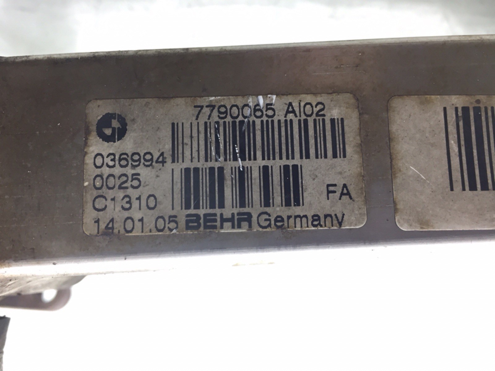 Радиатор EGR (ЕГР) бу для BMW X3 E83 2.0 TD, 2005 г. контрактный из Европы бу
