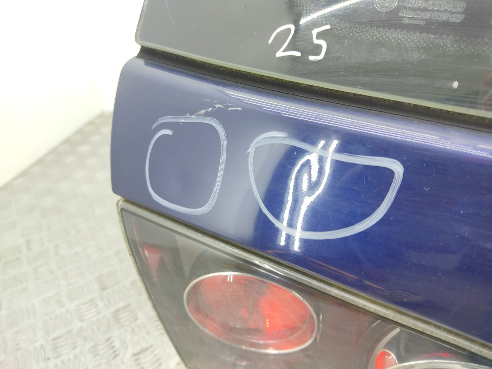 Крышка багажника (дверь 3-5) бу для Seat Ibiza 1.4 i, 2008 г. контрактный из Европы бу