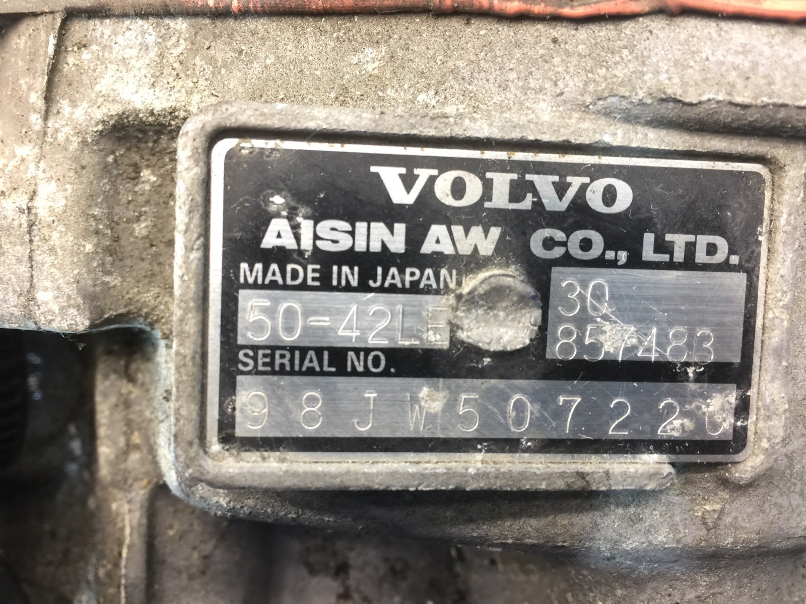 АКПП бу для Volvo V40 2.0 i, 2001 г. автоматическая коробка передач контрактный из Европы бу 5042LE, 30857483