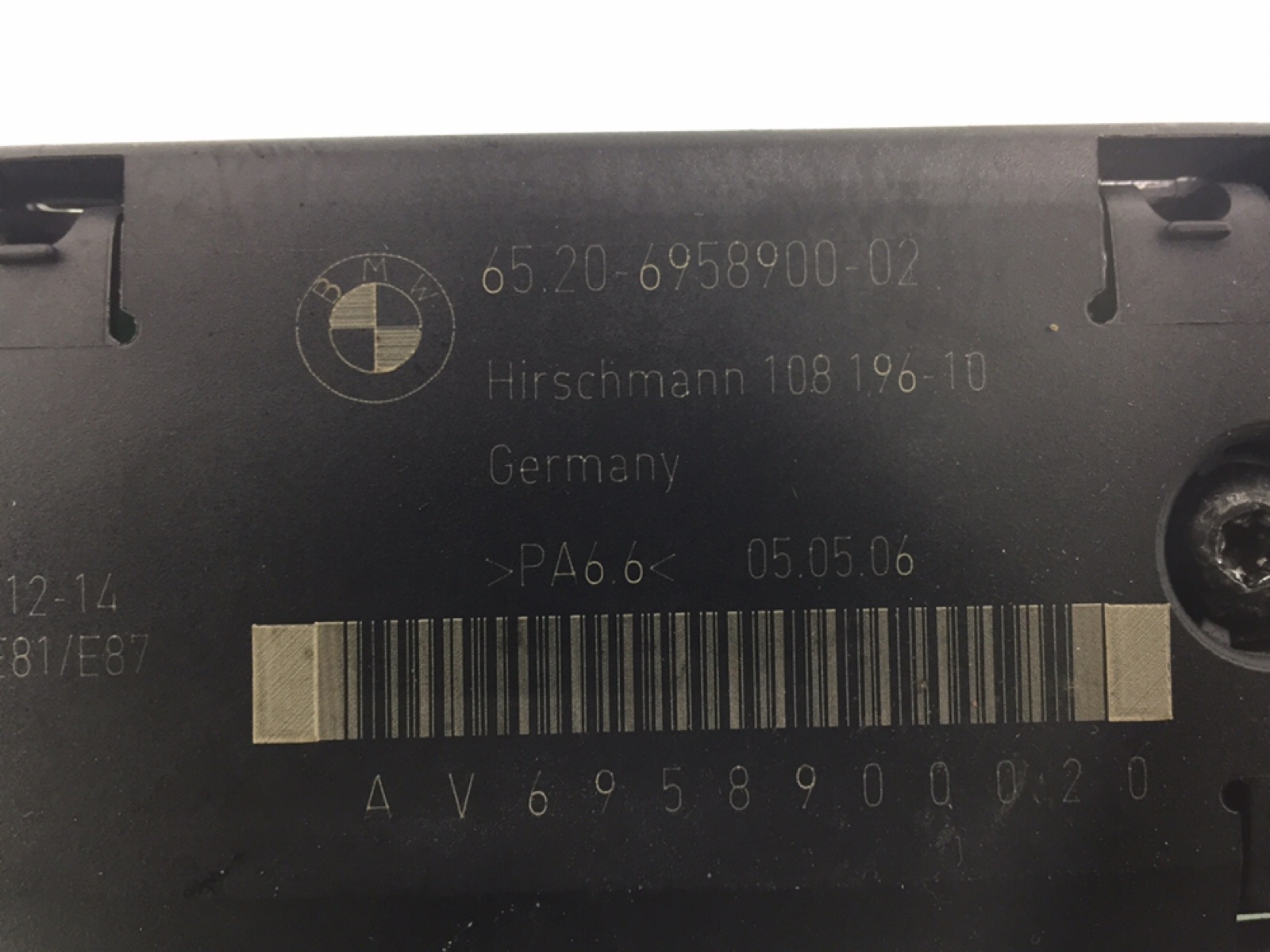 Усилитель антенны бу для BMW 1 E87/E81/E82/E88 2.0 TD, 2006 г. контрактный из Европы бу