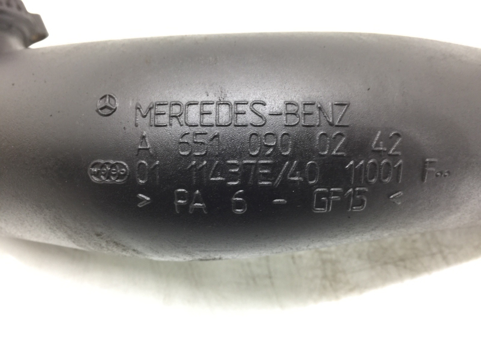 Патрубок интеркулера бу для Mercedes E W212 2.2 CDi, 2013 г. контрактный из Европы бу