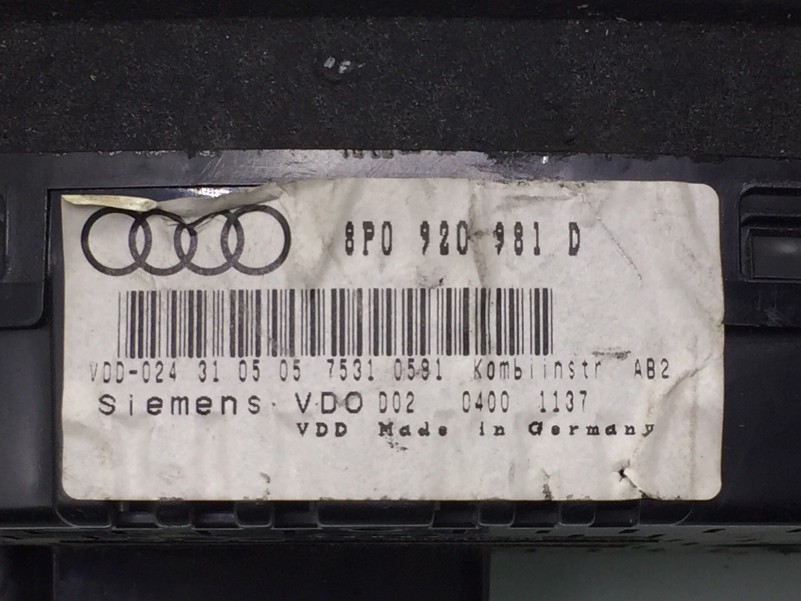 Щиток приборов (приборная панель) - Audi A3 8L (1996-2003)