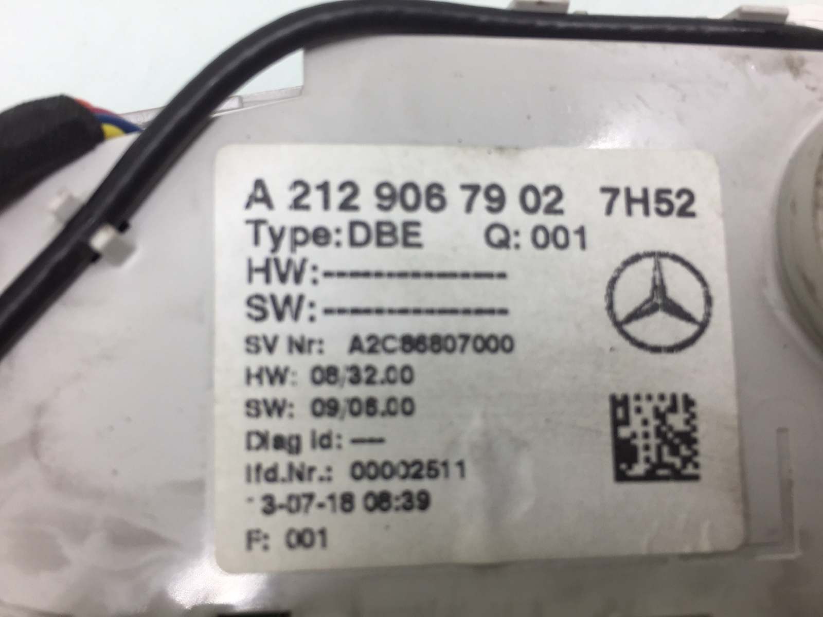 Фонарь салона (плафон) бу для Mercedes E W212 2.2 CDi, 2013 г. контрактный из Европы бу