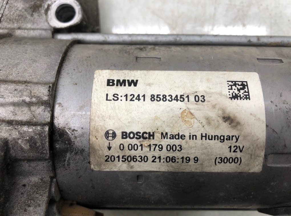 Стартер бу для BMW 1 F20/F21 2.0 TD, 2015 г. контрактный из Европы бу