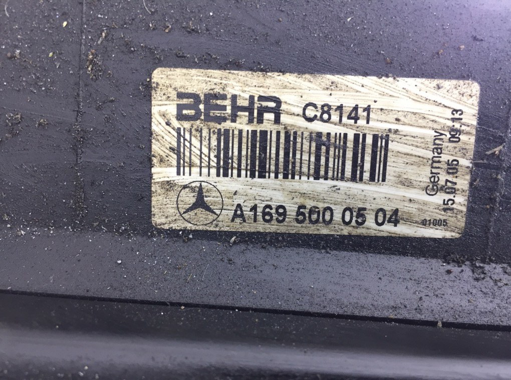 Кассета радиаторов бу для Mercedes B W245 2.0 CDi, 2006 г. контрактный из Европы бу