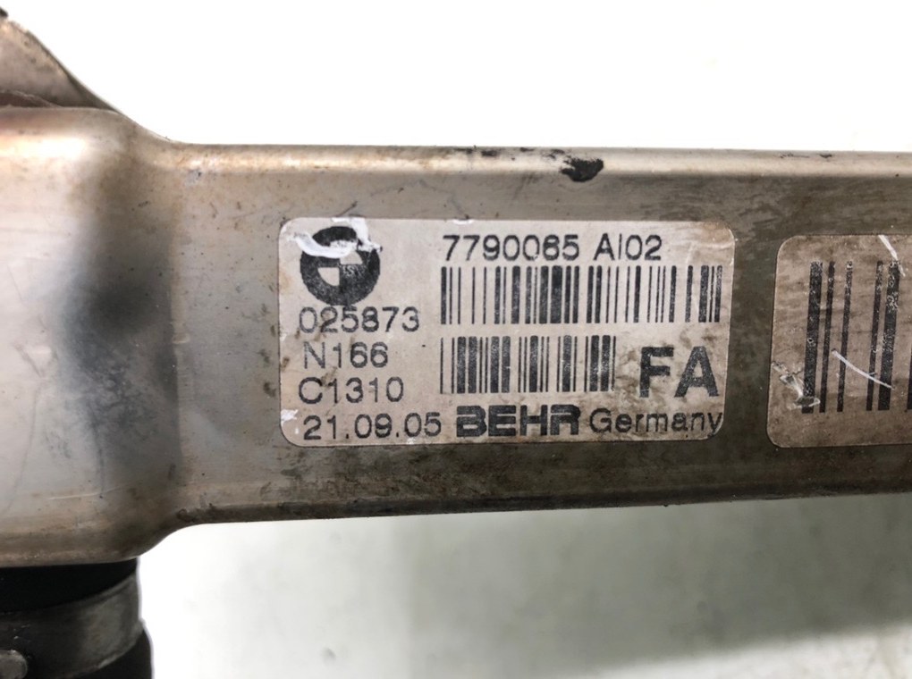Радиатор EGR (ЕГР) бу для BMW 1 E87/E81/E82/E88 2.0 TD, 2005 г. контрактный из Европы бу