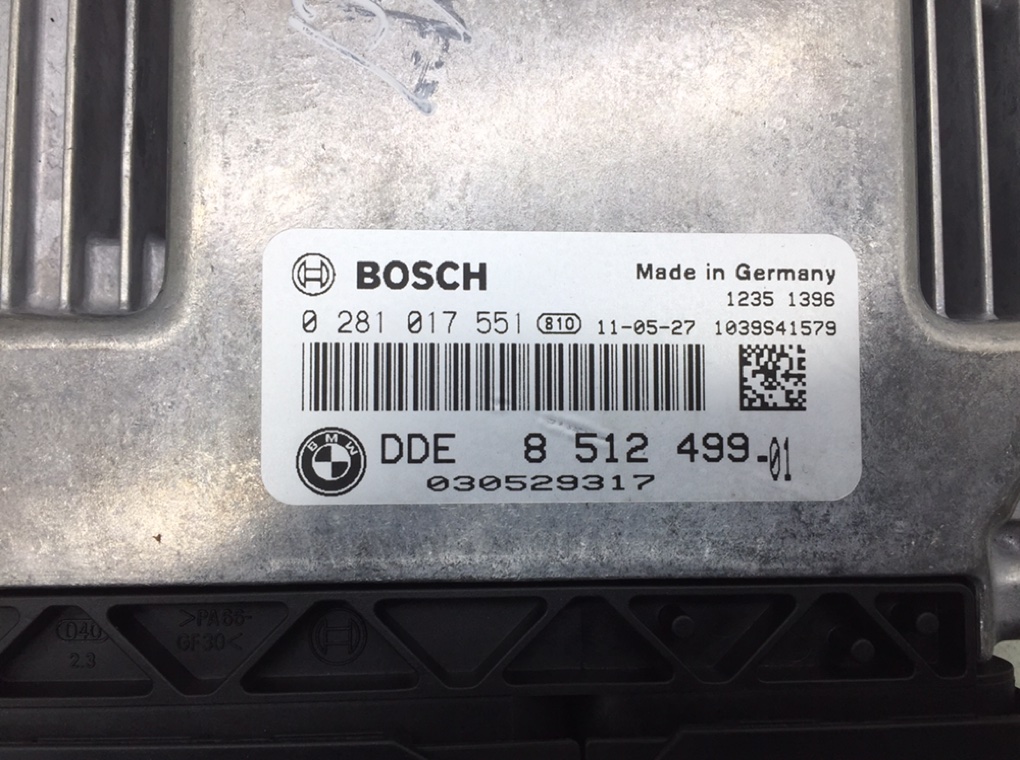 Блок управления двигателем бу для BMW X1 E84 2.0 TD, 2011 г. контрактный из Европы бу