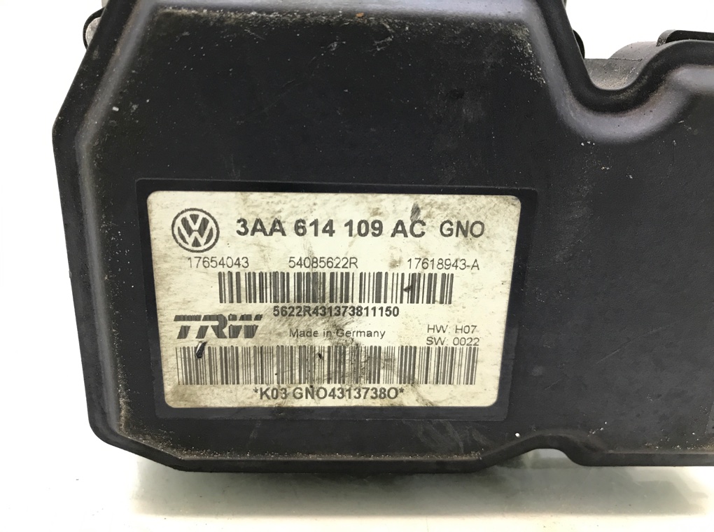 Блок ABS бу для Volkswagen Passat B7 1.4 i, 2012 г. контрактный из Европы бу