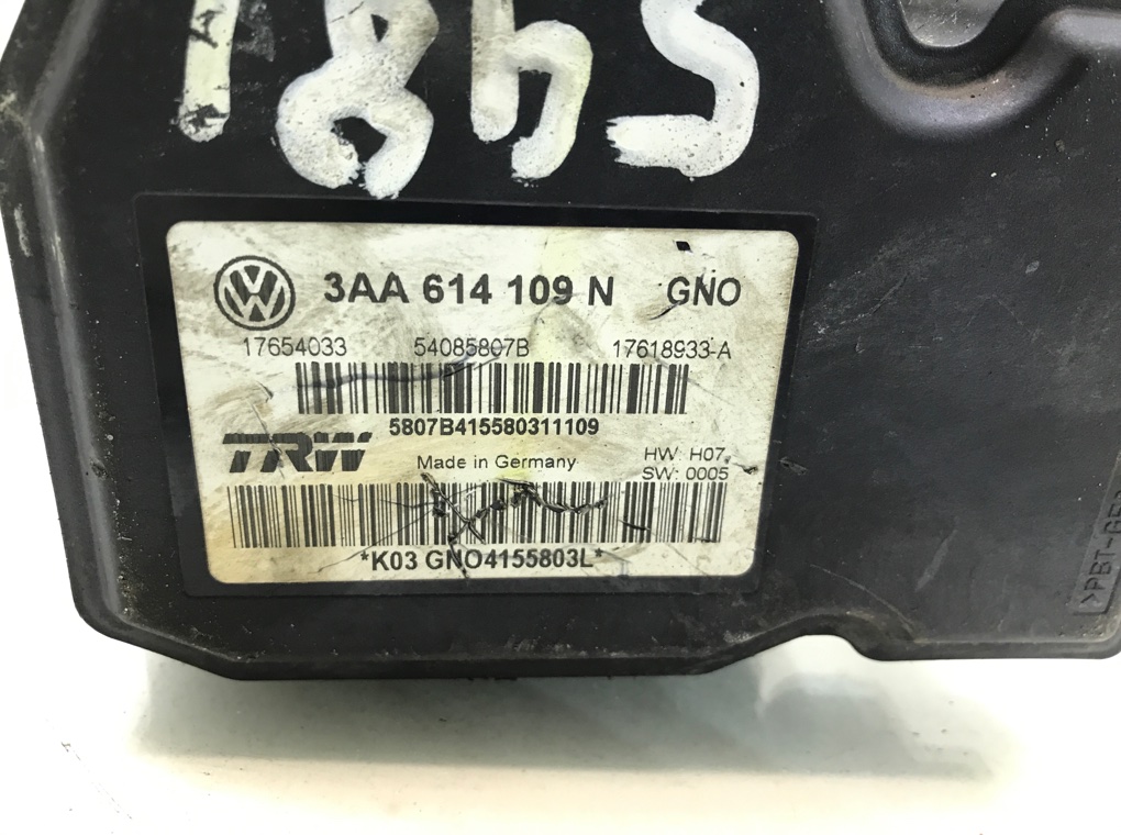 Блок ABS бу для Volkswagen Passat B7 2.0 TDi, 2013 г. контрактный из Европы бу