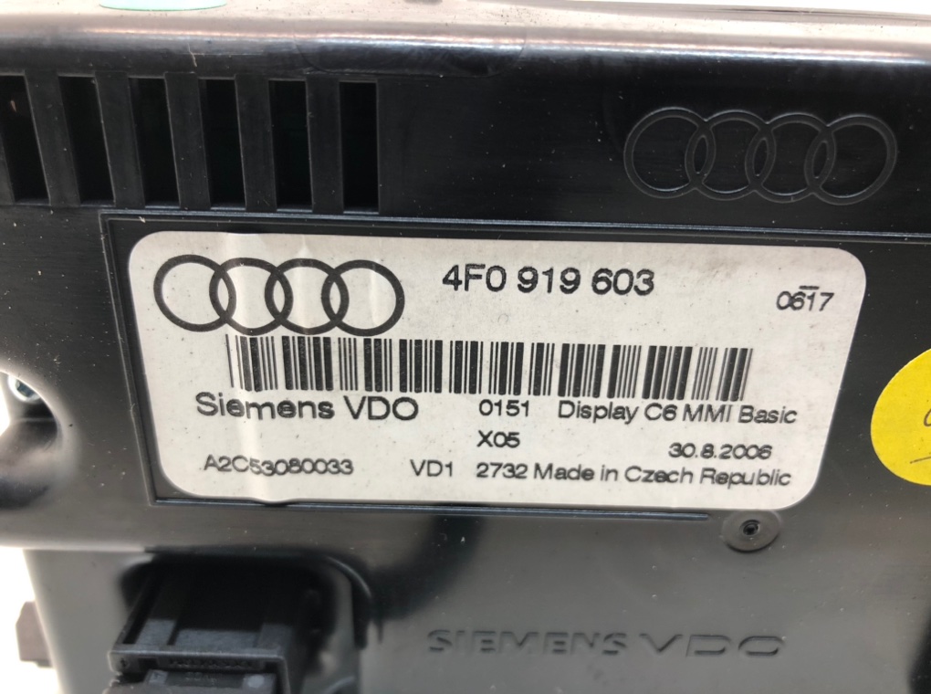 Дисплей бу для Audi A6 C6 2.0 TDi, 2006 г. контрактный из Европы бу