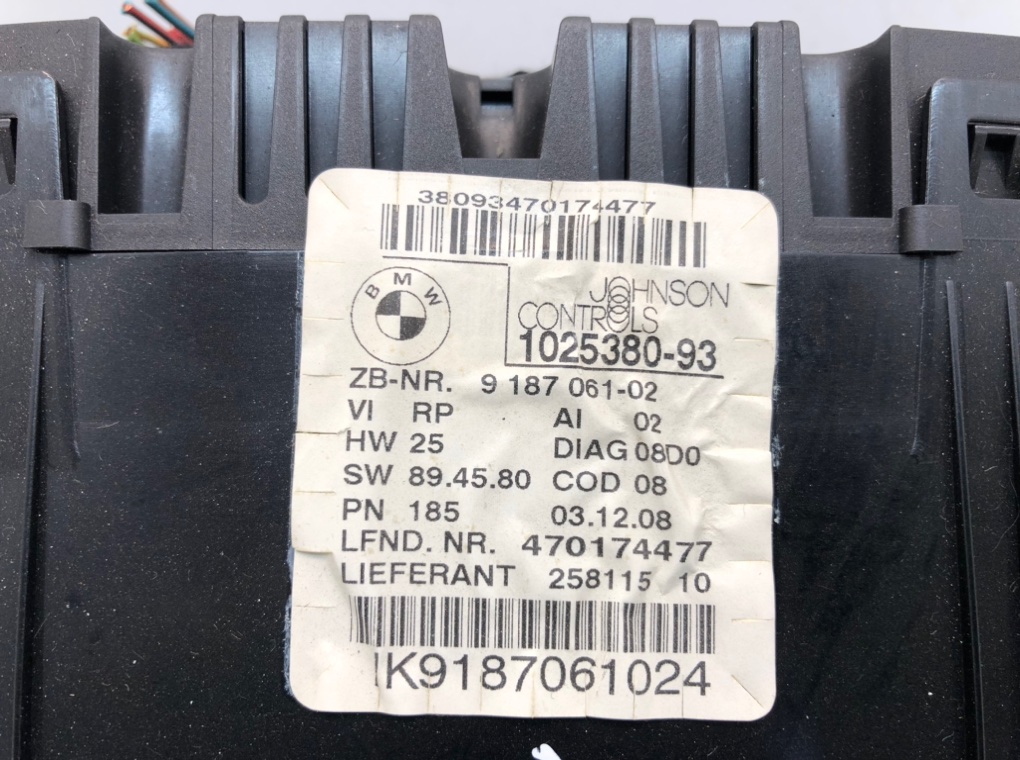 Щиток приборов (приборная панель) бу для BMW 3 E90/E91/E92/E93 2.0 TD, 2009 г. контрактный из Европы бу