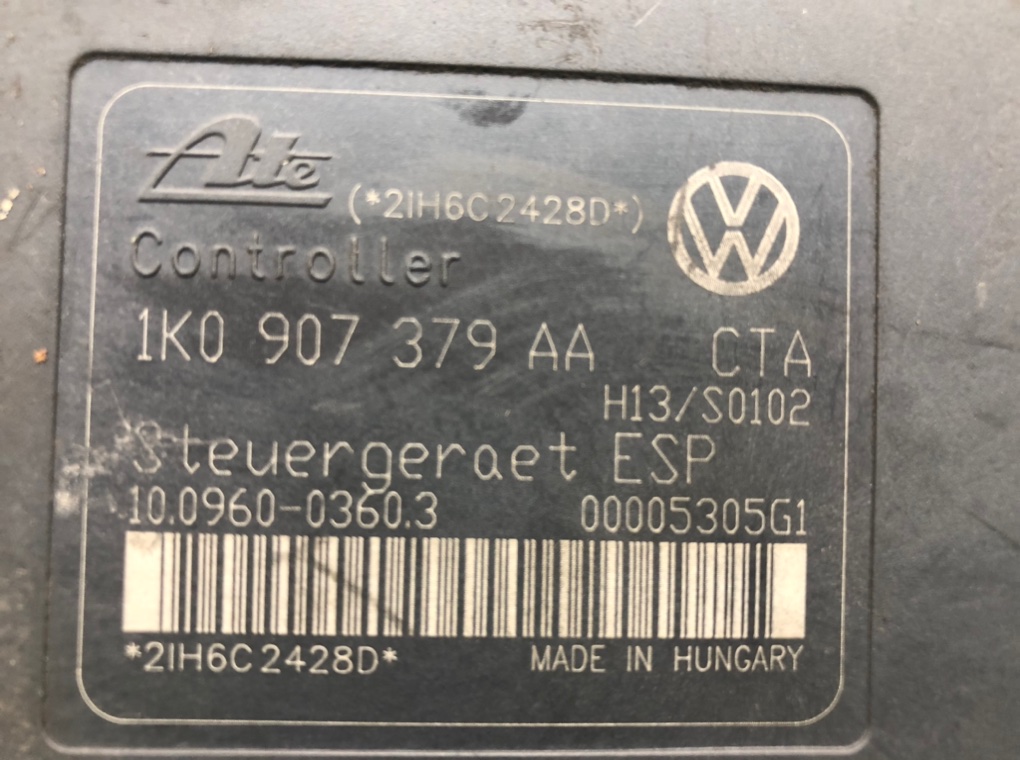 Блок ABS бу для Volkswagen Golf 5 2.0 TDi, 2006 г. контрактный из Европы бу