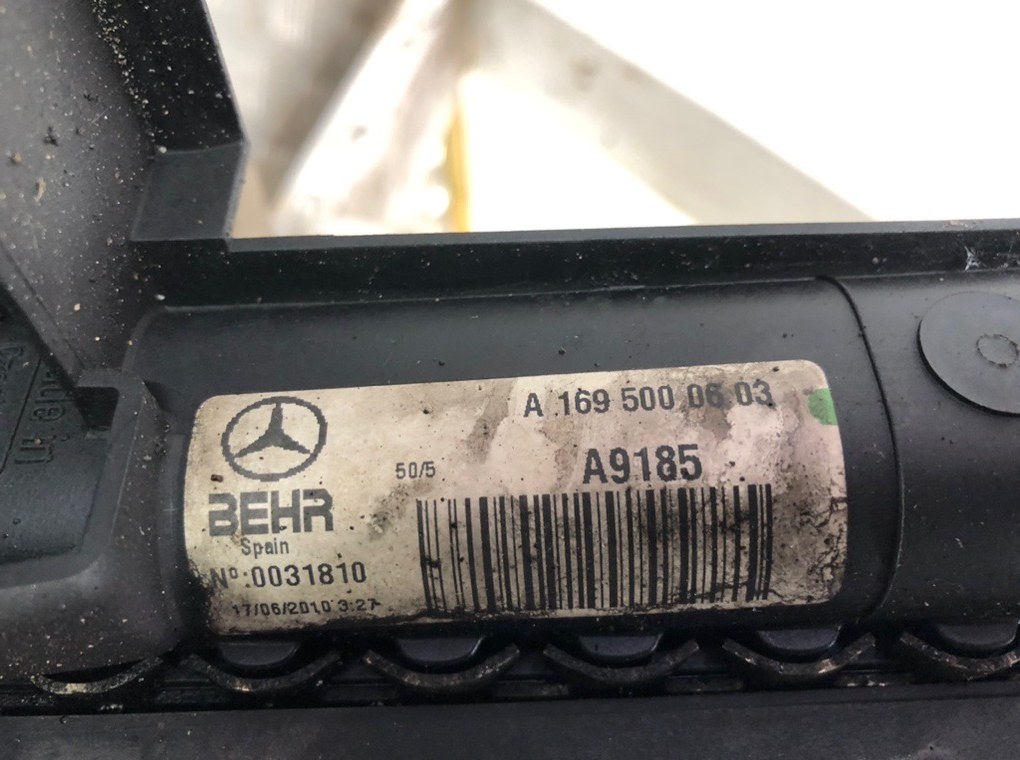 Кассета радиаторов бу для Mercedes A W169 2.0 CDi, 2010 г. контрактный из Европы бу