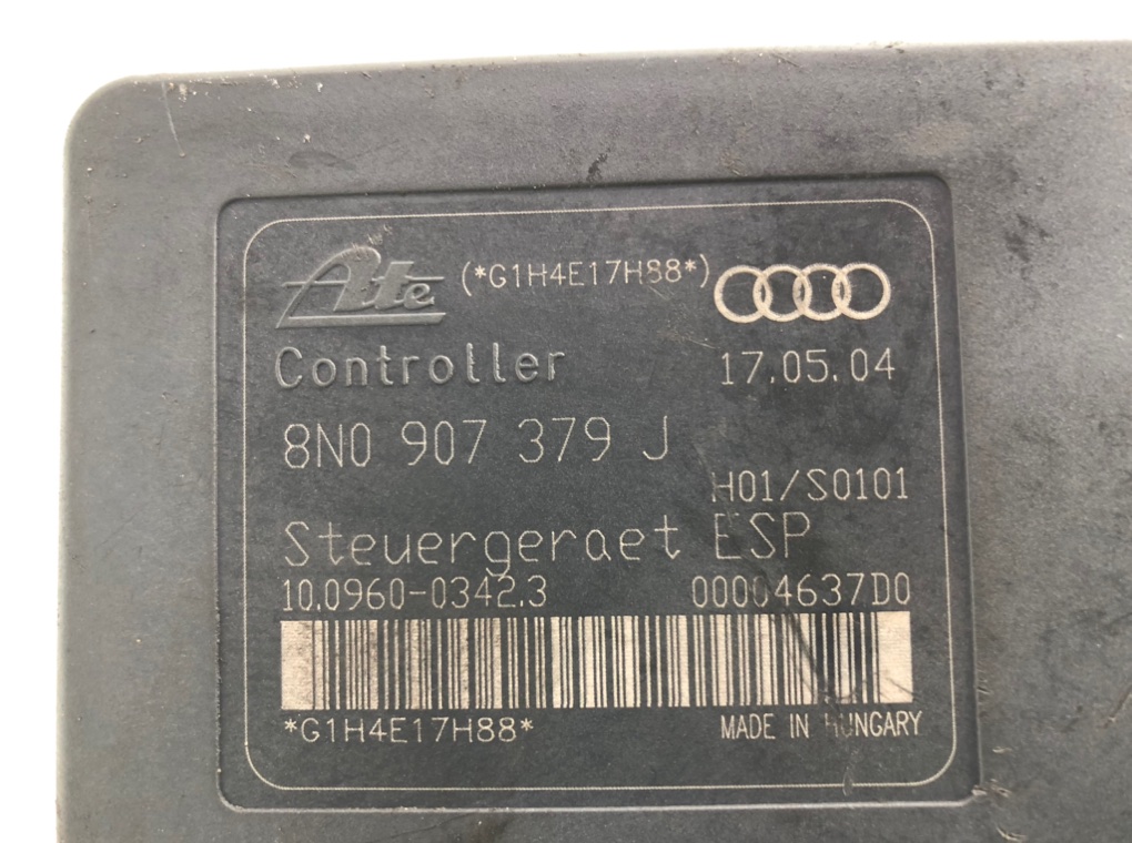 Блок ABS бу для Audi TT 8N 1.8 Ti, 2004 г. контрактный из Европы бу