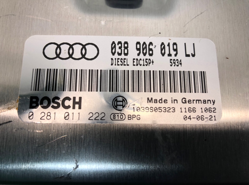 Блок управления двигателем бу для Audi A4 B6 1.9 TDi, 2004 г. контрактный из Европы бу