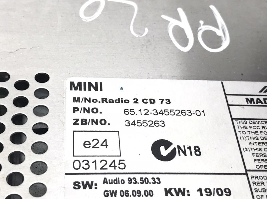 Магнитола бу для Mini One R56 1.4 i, 2009 г. контрактный из Европы бу