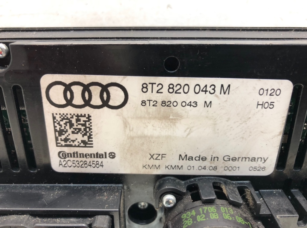 Блок управления климат-контроля - Audi A4 B8 (2007-2011)