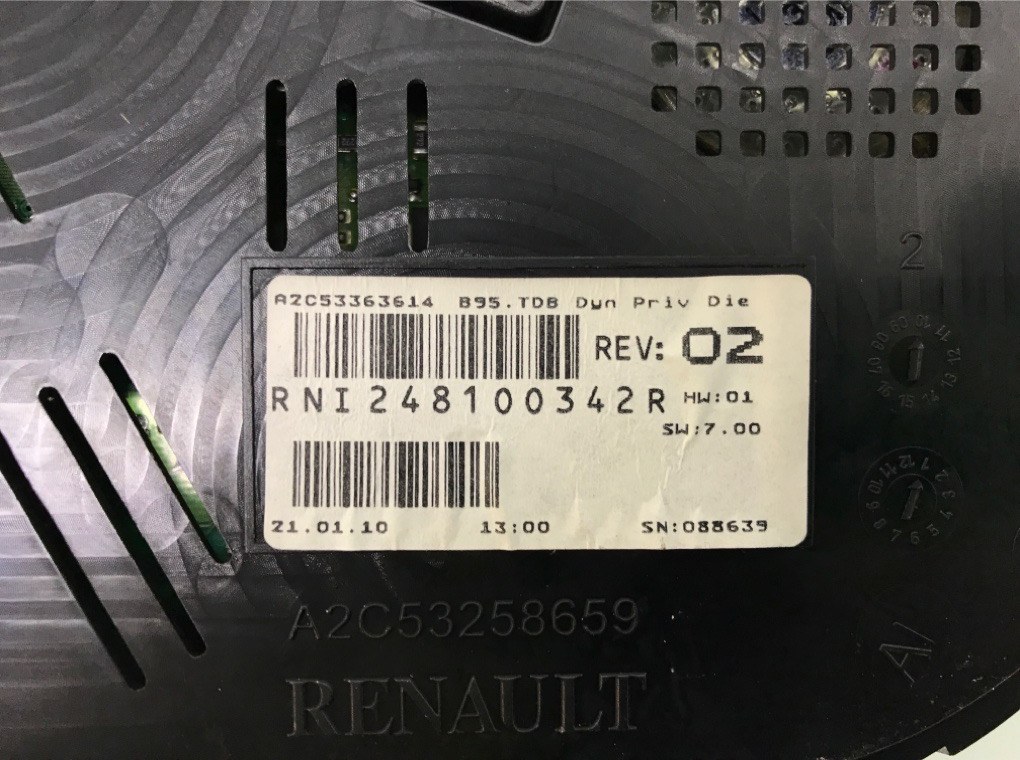 Щиток приборов (приборная панель) - Renault Megane 1 (1996-2003)