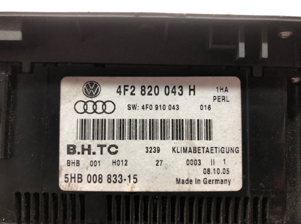 Блок управления климат-контроля - Audi A6 C5 (1997-2004)