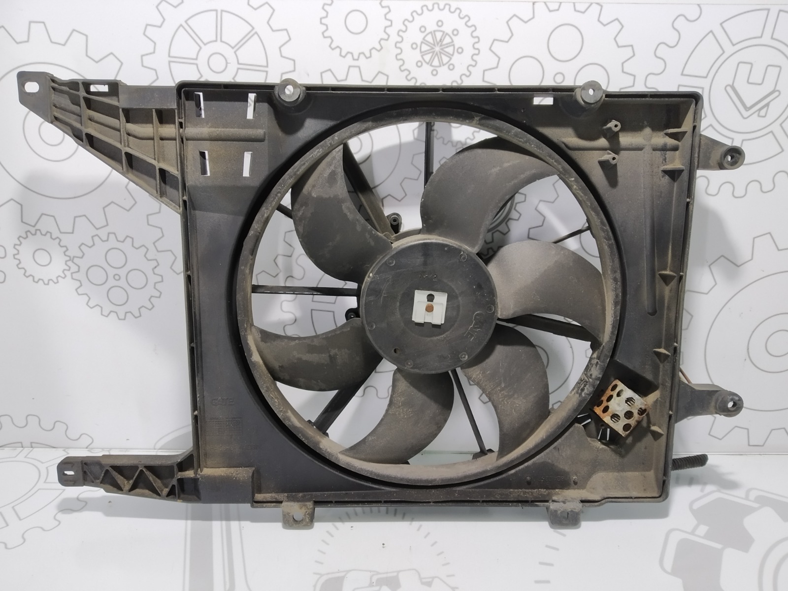 Вентилятор радиатора бу для Renault Megane 1.9 DCi, 2002 г. контрактный из Европы бу