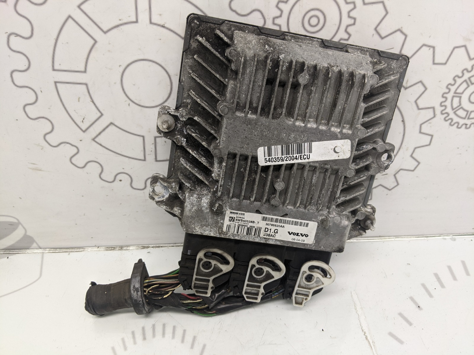 Блок управления двигателем бу для Volvo S40 2.0 TD, 2006 г.