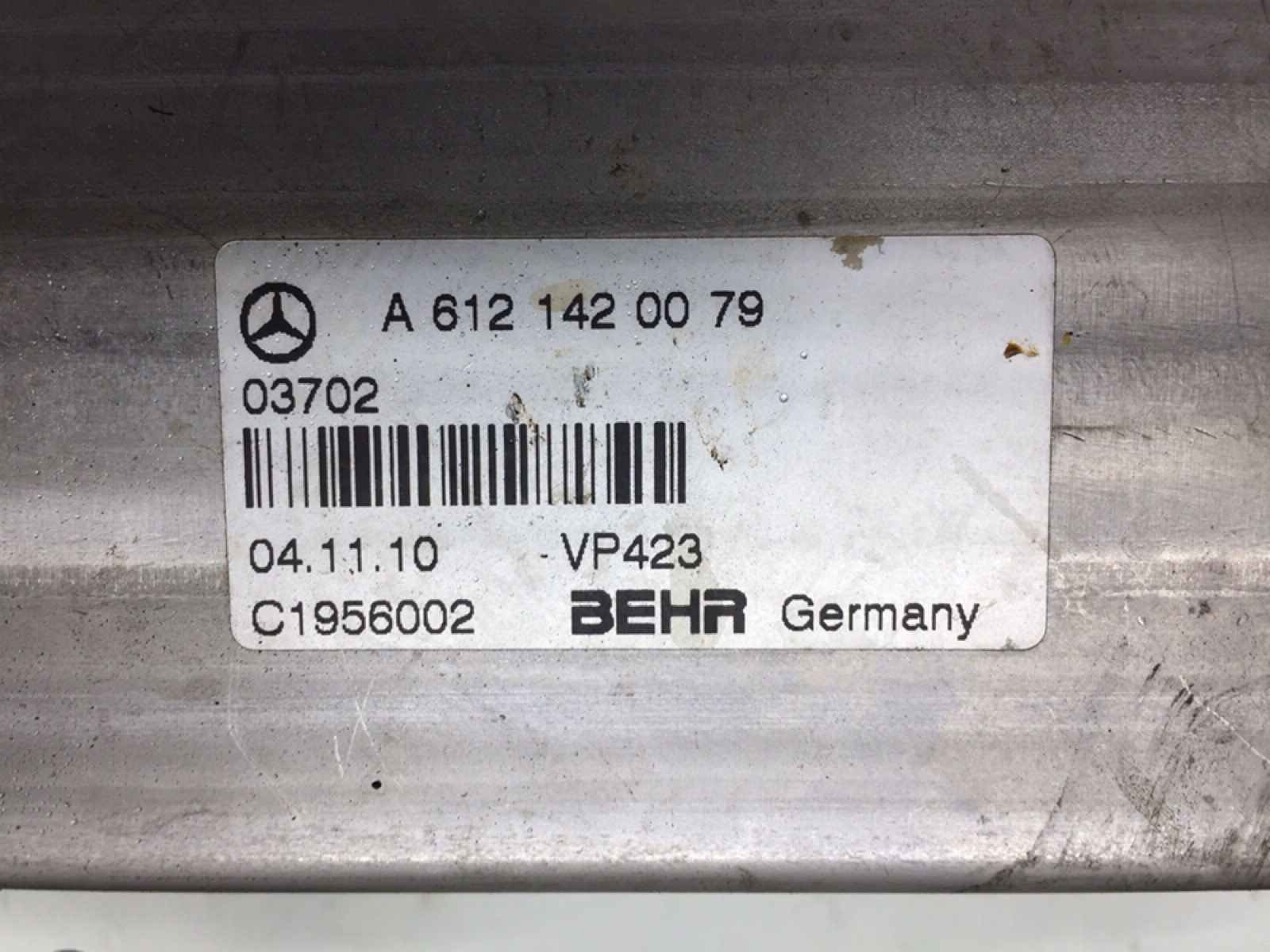Радиатор EGR бу для Mercedes ML W163 2.7 CDi,  2003 г.