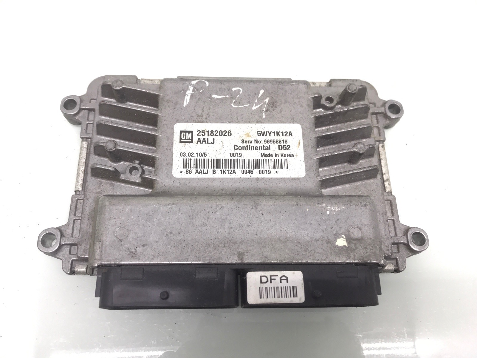 Блок управления двигателем бу для Chevrolet Spark M300 1.2 i, 2010 г.