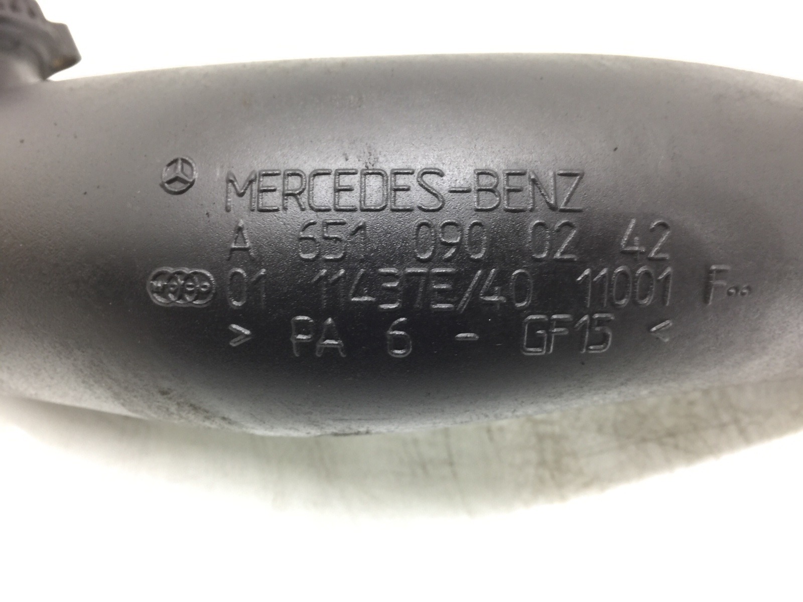 Патрубок интеркулера бу для Mercedes E W212 2.2 CDi,  2013 г.