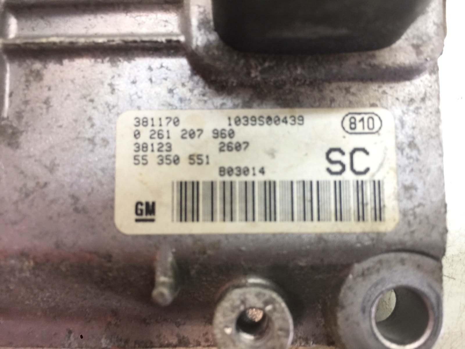 Блок управления двигателем бу для Opel Corsa C 1.0 i,  2003 г.