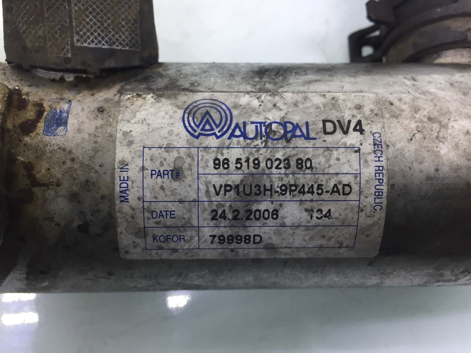 Радиатор EGR бу для Peugeot 206  1.4 HDi,  2006 г.