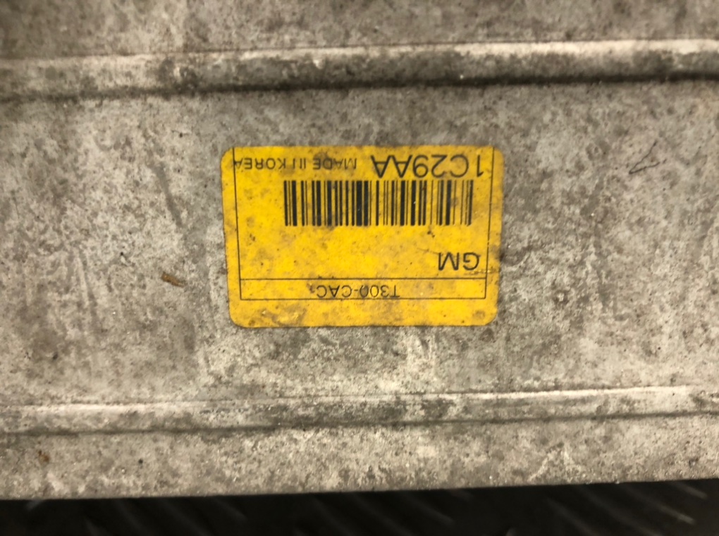 Интеркулер бу для Chevrolet Aveo  1.2 VCDi,  2012 г.