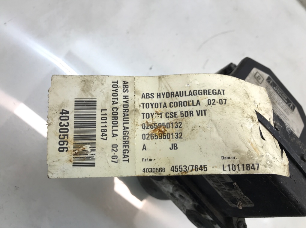 Блок ABS бу для Toyota Corolla  1.4 i,  2003 г.