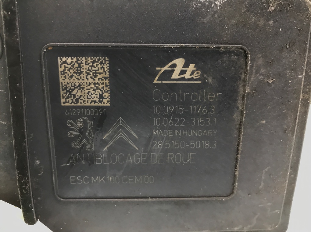 Блок ABS бу для Peugeot 208  1.6 i,  2012 г.