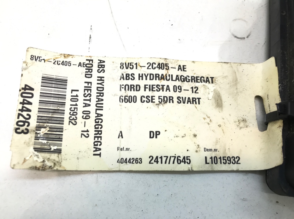 Блок ABS бу для Ford Fiesta  1.3 i,  2010 г.