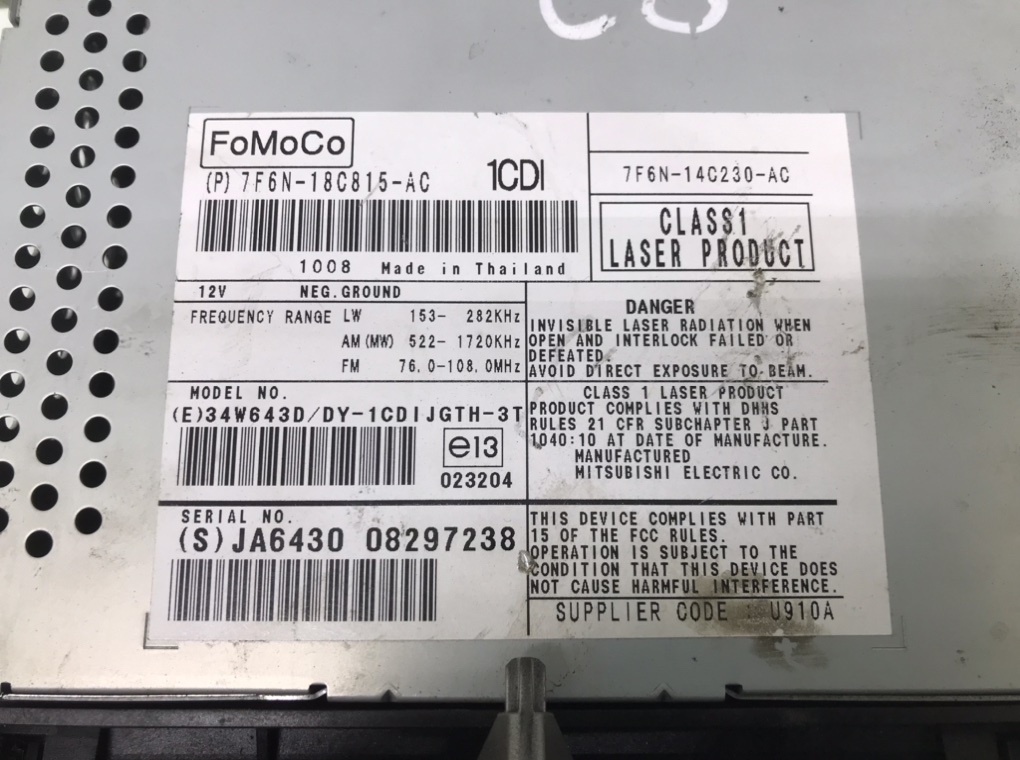 Магнитола бу для Jaguar XF X250 3.0 TD, 2009 г. Магнитола бу для Jaguar XF X250 3.0 TD, 2009 г.