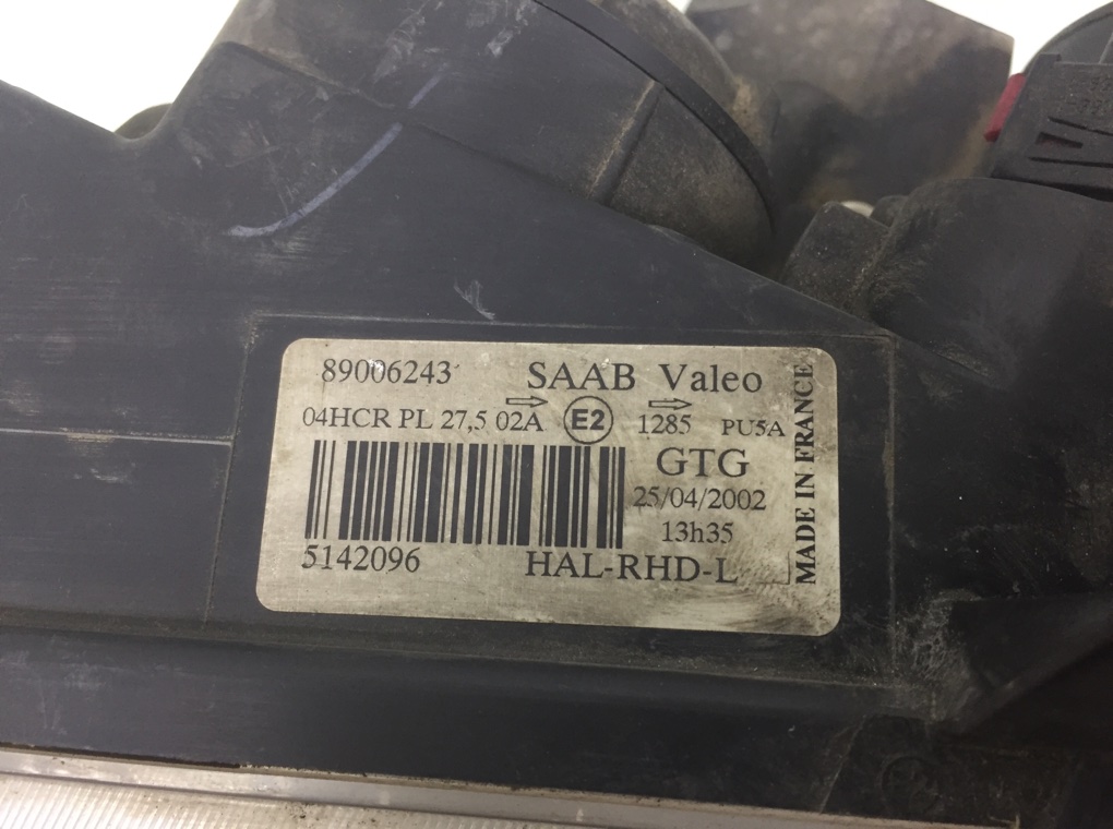 Фара левая бу для Saab 9-5  2.0 Ti,  2003 г.