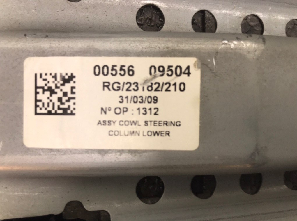 Кожух рулевой колонки бу для Mini Cooper R56 1.6 i,  2009 г.