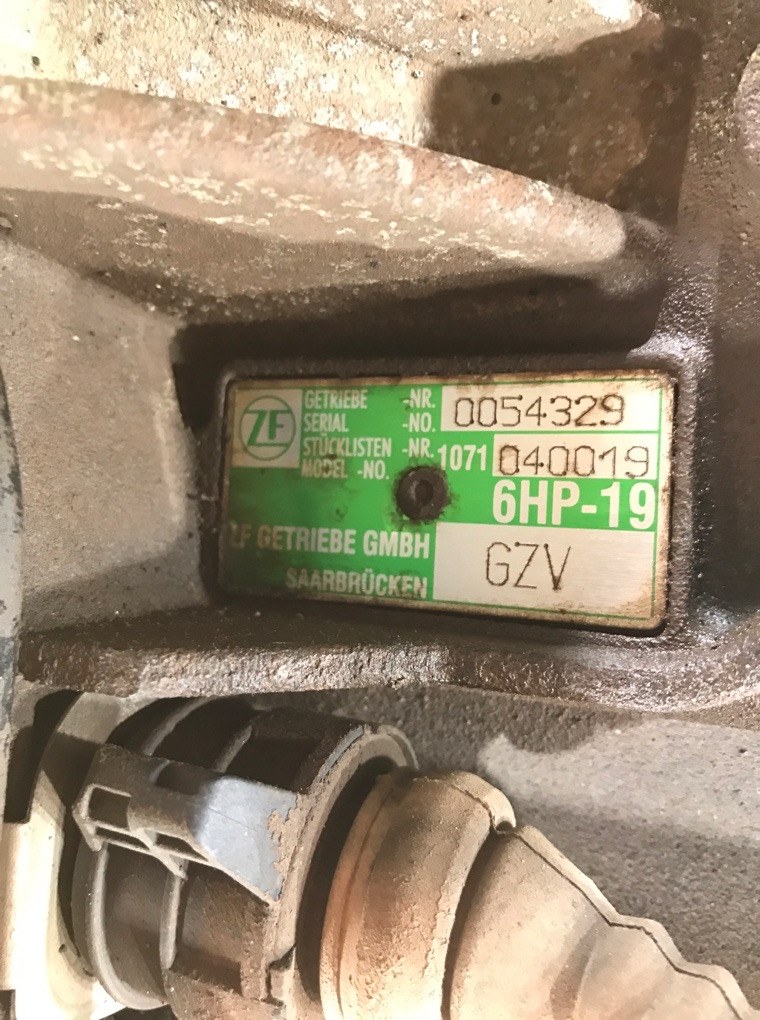 КПП автоматическая (АКПП) бу для Audi A8 D3 3.0 TDi,  2004 г. 6HP19, 1071040019, GZV