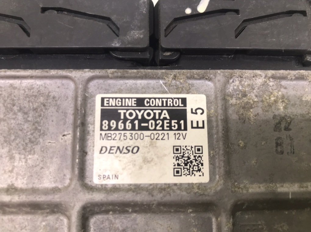 Блок управления двигателем бу для Toyota Auris  1.6 i,  2007 г.