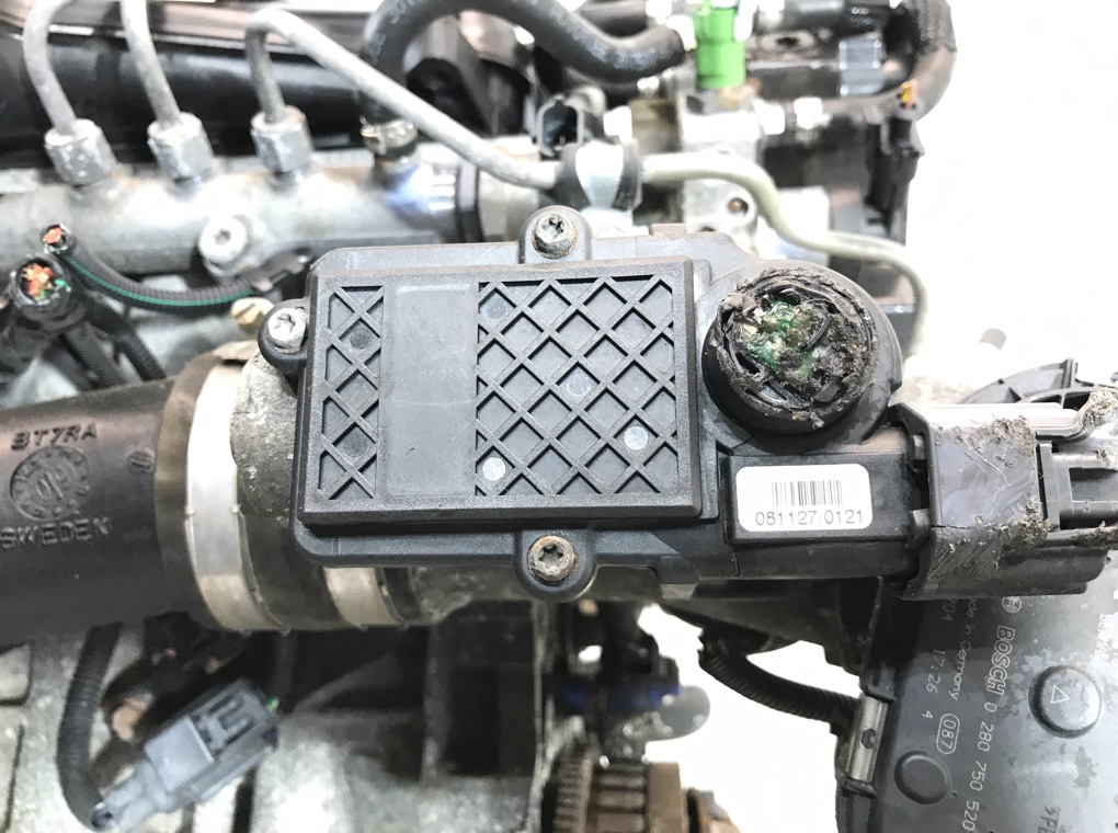 Двигатель (ДВС)  бу для Volvo S40  2.4 D5,  2009 г.