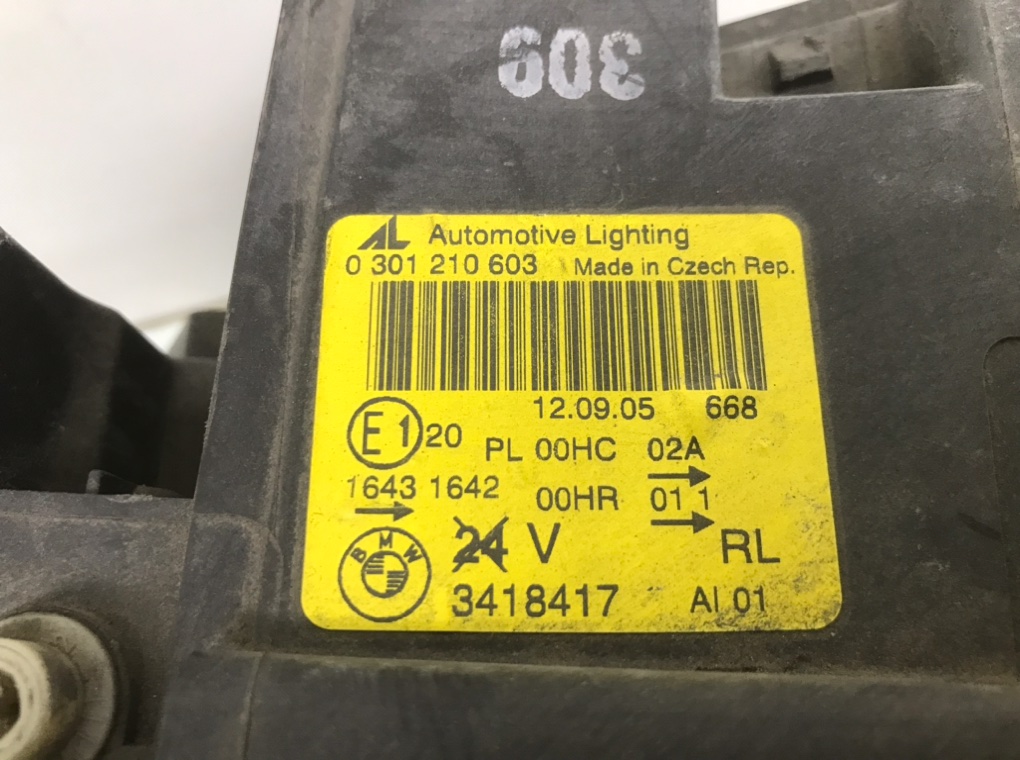 Фара левая бу для BMW X3 E83 2.0 TD, 2005 г. Фара левая бу для BMW X3 E83 2.0 TD, 2005 г.