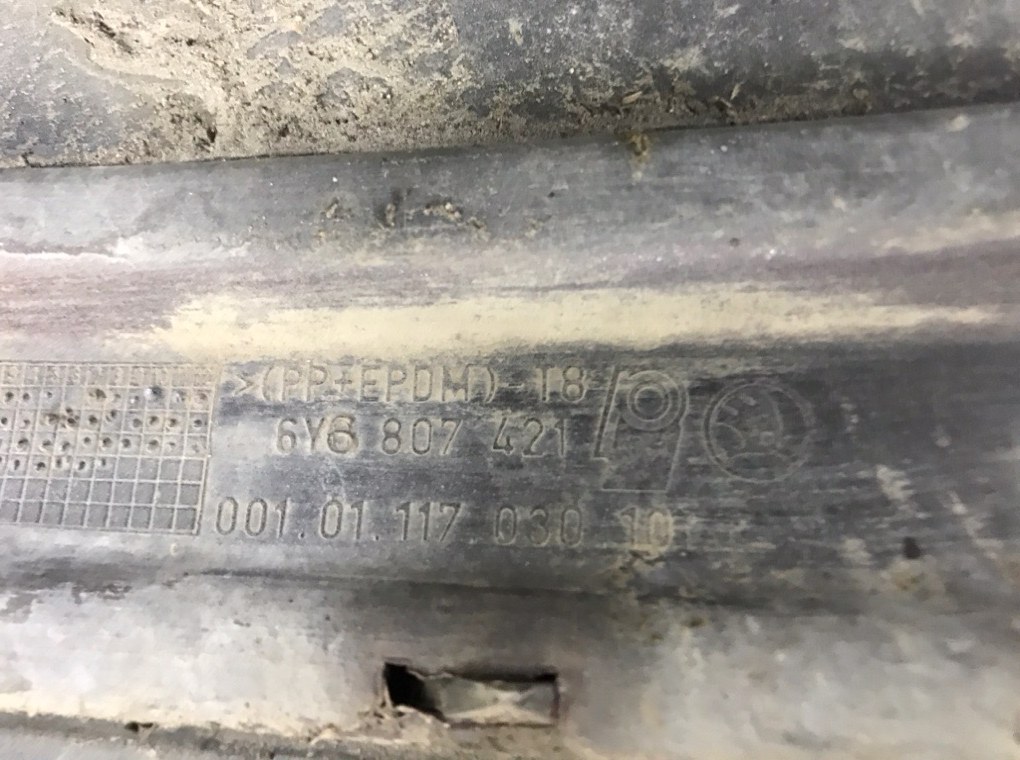 Бампер задний бу для Skoda Fabia 1 1.9 SDi,  2002 г.