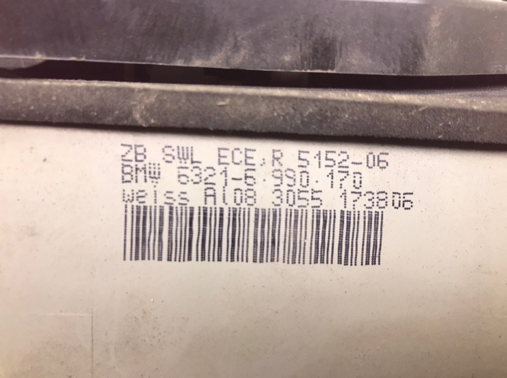 Фонарь задний правый бу для BMW X3 E83 2.5 i,  2005 г.